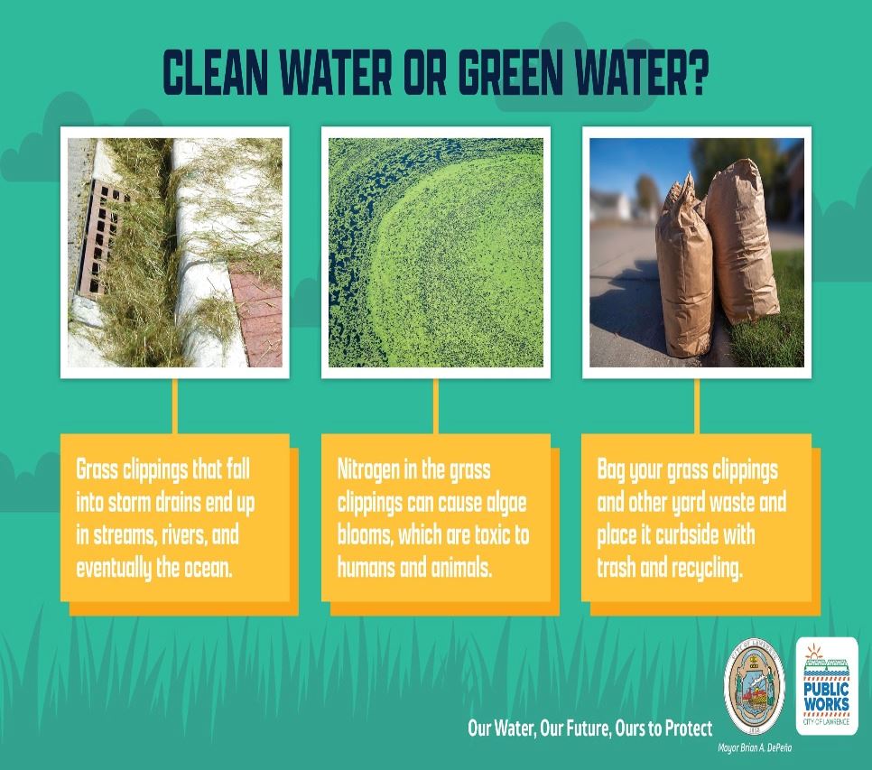 Lawrence Grass Clippings Facebook Post_English