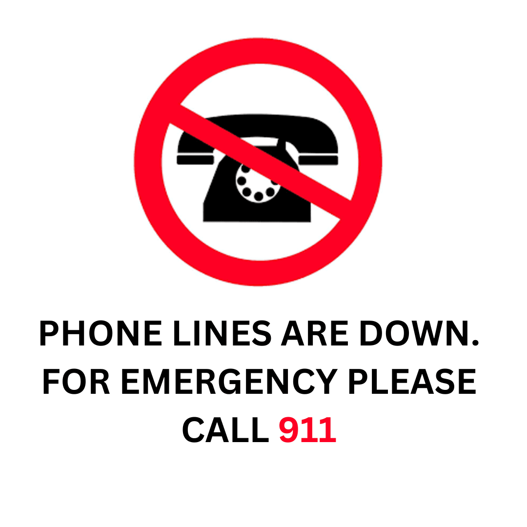 FOR EMERGENCY 911 IS UP A RUNNING